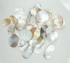 Natural Mother Of Pearl Handmade stone  Loose Gemstone Lot  72665
