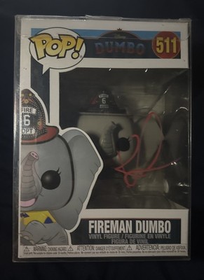 Katie Leigh Autographed Funko Pop! Disney Fireman | Dumbo #511 | Free Shipping 