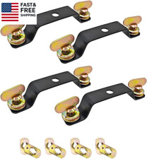 4 Pack Moving Head Light Bridge Connector Truss Clamp Bracket, Stage Light Clamp