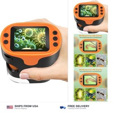 Kids Digital Microscope STEM Toy: Complete Science Gift Kit for Ages 4-12 3...