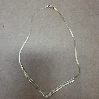 14K Yellow Gold 585 Herringbone Chain Necklace 7g