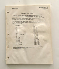 1966 Rowe AMI Wall-Ette WR Series Jukebox Wallbox Service Manual Schematics