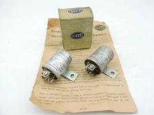 2 NOS Hella 91P Turn Signal Flashers Relay 12V 18W Volkswagen VW BMW? 19178rs