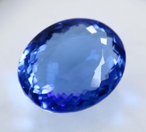 Tanzanite Naturelle Bleue 110.80 Ct Taille Coussin - Certifiée SVGTL - Inde