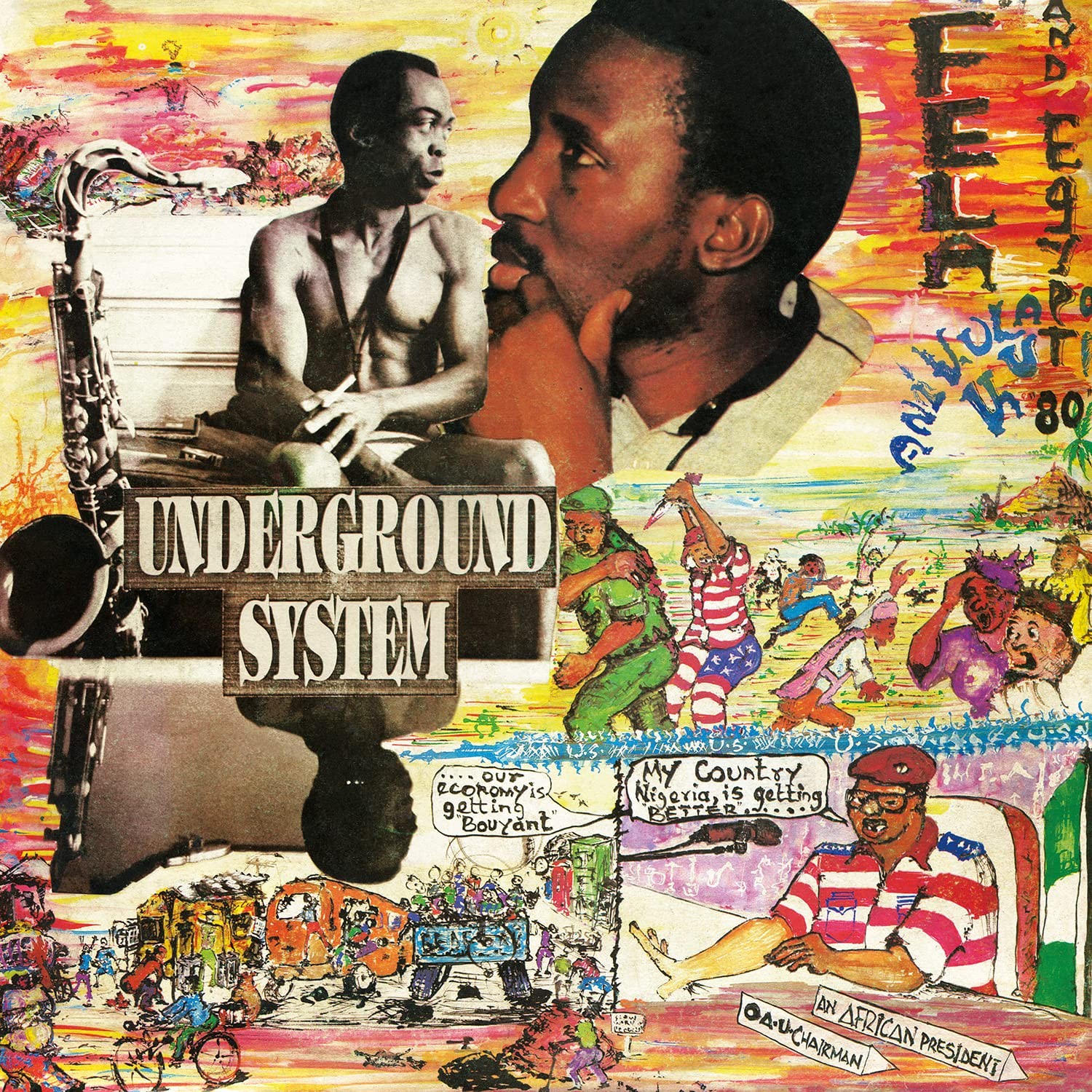 Fela Kuti & Egypt 80 Underground System LP Vinyl NEW