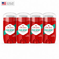 4 pack Old Spice High Endurance Deodorant for Men Pure Sport 2.25 oz 48H