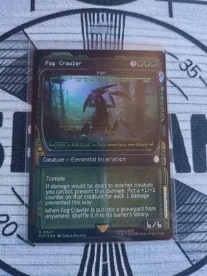 MTG/ Fog Crawler/Fallout/Pip 0347/NM/EN/Foil