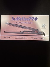 BaBylissPRO Nano Titanium 1 3/4" Titanium Flat Iron 450 F Dual Voltage