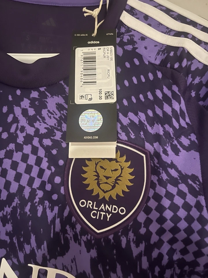 Camiseta Orlando City Sc Home con licencia oficial, fútbol, deportes, juegos, talla S Foto 4 de 4