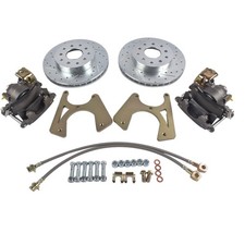 For Gm 10 12 Bolt Chevy Camaro Olds Bolt-on Rear Disc Brake Kit With E-brake