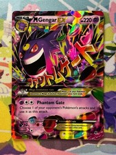 M Gengar EX - 35/119 - Full Art, XY Phantom Forces - Pokemon Card - MP 2014