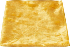 Luxury Gold Crushed Velvet Pocket Square Handkerchief