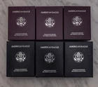 American Silver Eagles (PROOF): (2)1994P, (1)1993P, (1)1991S, (1)1997P, (1)1995P