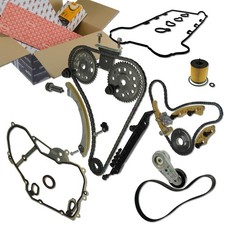 Steuerkettensatz + Dichtungen XXL (2.3) für OPEL  Z22SE mit Metall-Ventildeckel