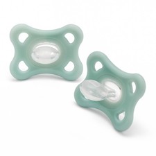MAM Comfort All Silicone Soothers  3-12 Months  2 Pack  Comes in Dummy S