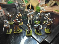 54mm ACW figures painted Marx Bmc Confederate soldiers