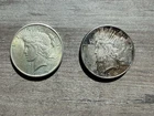 2 Peace Silver Dollar LOT  1925 & 1934 Philadelphia mint 90% SILVER
