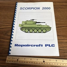 Vintage Repaircraft Scorpion 2000 Tank British Army Military Brochure Briefing