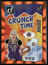 2025 Donruss WNBA #17 Cameron Brink Crunch Time Orange Laser #/399