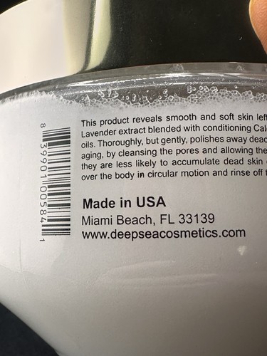 Dead See Company DSC Scrub Sale Rilassante con Oli Aromatici 14,4 Oz Nuovo Non Sigillato - Foto 6 di 12