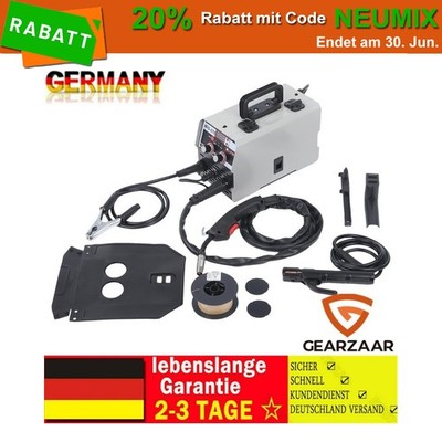 Schweißgerät MIG/MMA/TIG  3 in 1 230V Fülldraht Schweissgerät ohne Schutzgas
