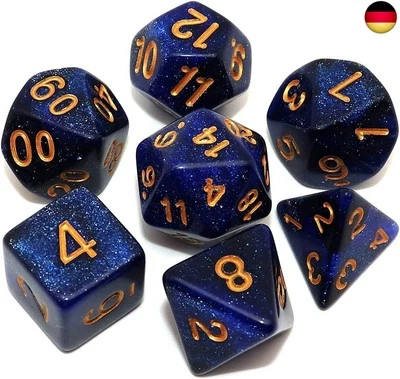 MARKE CREEBUY DND-Würfel-Set, polyedrische Würfel, für Dungeon and Dragons, D&D, Ro