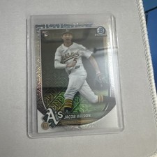 2025 Bowman Jacob Wilson Mega Box RC Refractor Rookie #9 Athletics