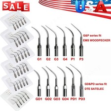 5pcs Dental Ultrasonic Scaler Scaling Perio Tips Fit Woodpecker EMS/DTE SATELEC