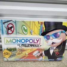 Monopoly for Millennials Millenials Edition Board Game Factory Sealed by Hasbro