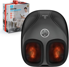 Shiatsu Foot Massager with Heat,Compression Kneading Rolling Feet Massager for P