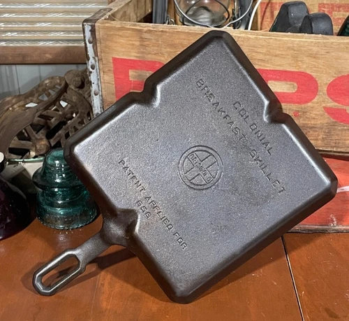 Griswold #666 Small Logo Cast Iron Colonial Breakfast Skillet