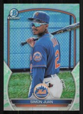 2023 Bowman Chrome Prospects Pearl Refractors #BCP38 Simon Juan