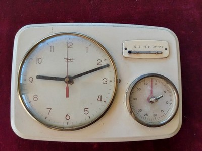 DIEHL electro Küchenuhr - Wanduhr mit Kurzzeitmesser , Metallgehäuse, Temperatur
