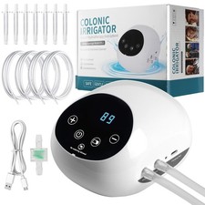Electric Enema Kit for Colon Cleanse, Adjustable Water Flow with LCD Display