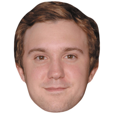 Sam Huntington (Young) Celebrity Mask, Flat Card Face, Fancy Dress Mask
