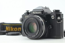 Honeycomb N MINT Nikon FE2 Black Film Camera Body Ai-s 50mm f/1.8 Lens JAPAN