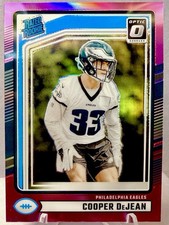 2024 Donruss Optic Cooper DeJean Rated Rookie Pink Prizm RC #305 Eagles