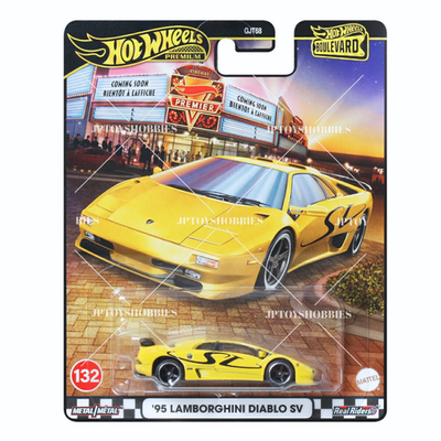 Hot Wheels Premium Boulevard '95 Lamborghini Diablo SV set 1 10 20