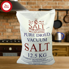 The Salt Company Reines getrocknetes Vakuumsalz - 12,5 kg | Hochreines Feinsalz