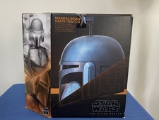 Star Wars The Black Series The Mandalorian Death Watch Electronic Helmet NEW
