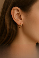 9 ct Gold Sleepers Earrings Beautiful Yellow Gold Fine Quality Jewellery