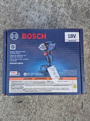 Bosch GDS18V-230CN 18V Brushless Impact Wrench, 400Nm, LED Light, Belt Clip