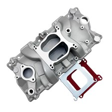 1955-86 Small Block Chevy Intake Manifold Spread Bore Dual Plane 305 327 350 V8