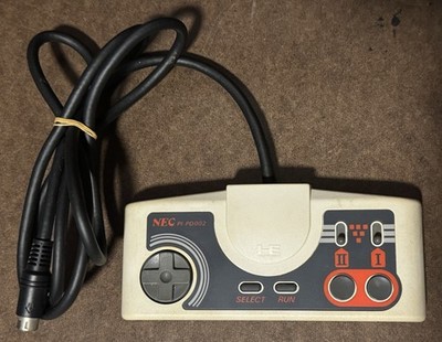 PC Engine TURBO PAD Controller PI-PD002 White Japan Import US Seller TESTED