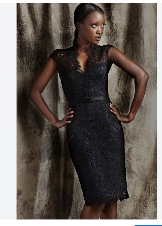Theia Black Dresses for Women for sale | eBay
