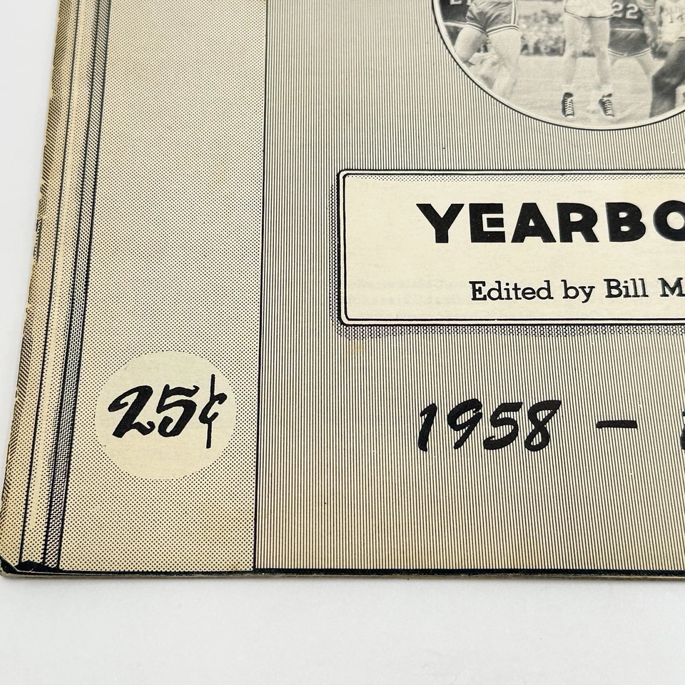 1958-59 BOSTON CELTICS Yearbook Bob Cousy Bill Russell ORIGINAL - Image 2 of 4