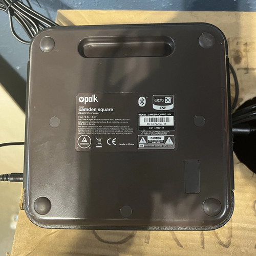 Polk Audio Camden Square Portable Bluetooth Powered Speaker System aptX Stream - Picture 2 of 3