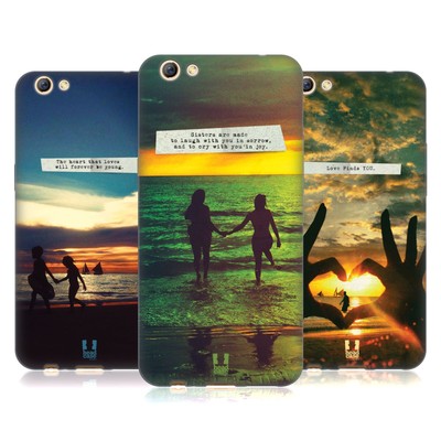 HEAD CASE DESIGNS LOVE AND SUNSETS SOFT GEL CASE FOR OPPO PHONES