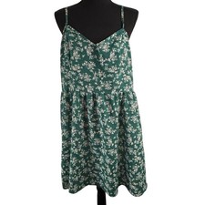 SHEIN Curve Green Floral Sundress 2XL