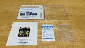 Pce Stratego Case With Instruction Manual/Victor/Pc Engine/Pc Engine/Military Sh